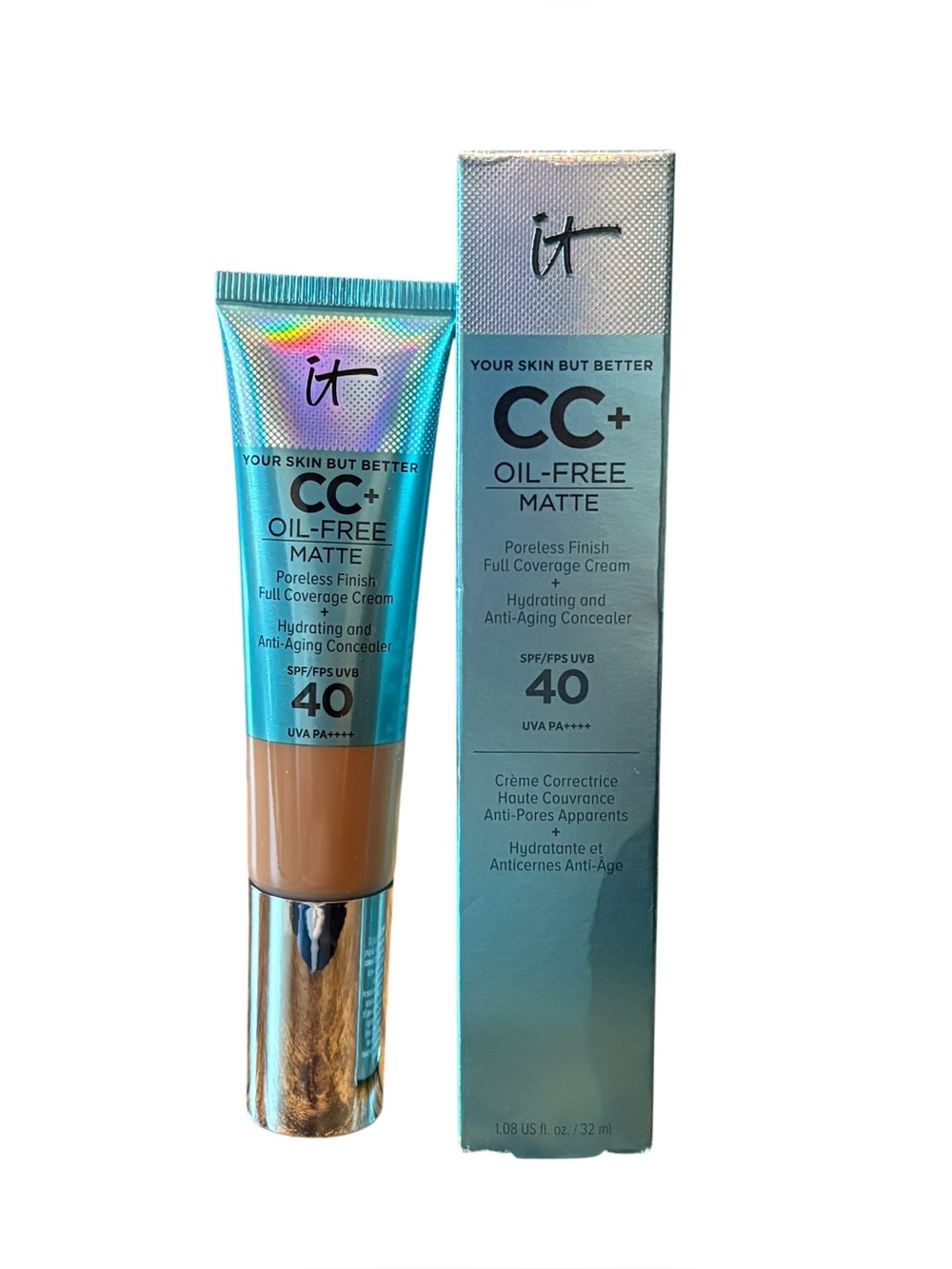 it cosmetics CC+ Oil-Free Matte Cream Foundation SPF 40 - Rich Honey